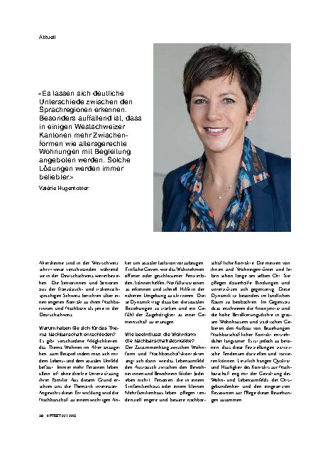 Vorschauseite 2: «Nachbarschaft: Eine wichtige Quelle der Unterstützung und Solidarität»