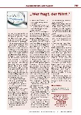 Vorschauseite 1: "wer fragt, der führt."