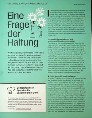 Vorschauseite 1: Eine Frage der Haltung