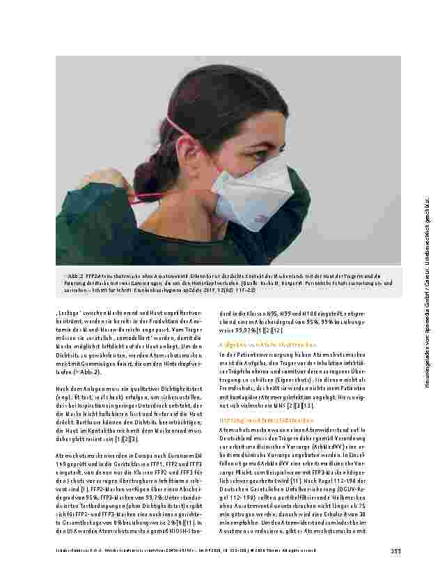 Vorschauseite 4: Welche Schutzmaske schützt vor COVID-19? Was ist evidenzbasiert?