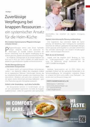Vorschauseite 1: Zuverlässige Verpflegung bei knappen Ressourcen - ein systemischer Ansatz für die Heim-Küche