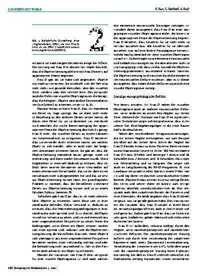 Vorschauseite 2: Frau D – Fallbeschreibung einer Patientin mit einer ausgeprägten visuellen Objektagnosie