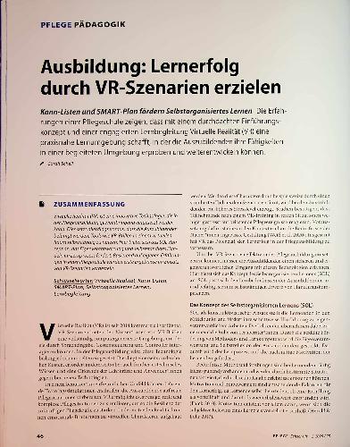Vorschauseite 1: Ausbildung: Lernerfolg durch VR-Szenarien erzielen