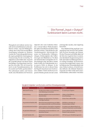 Vorschauseite 2: Bildungstechnologie in der Klinik Die richtigen Fragen stellen