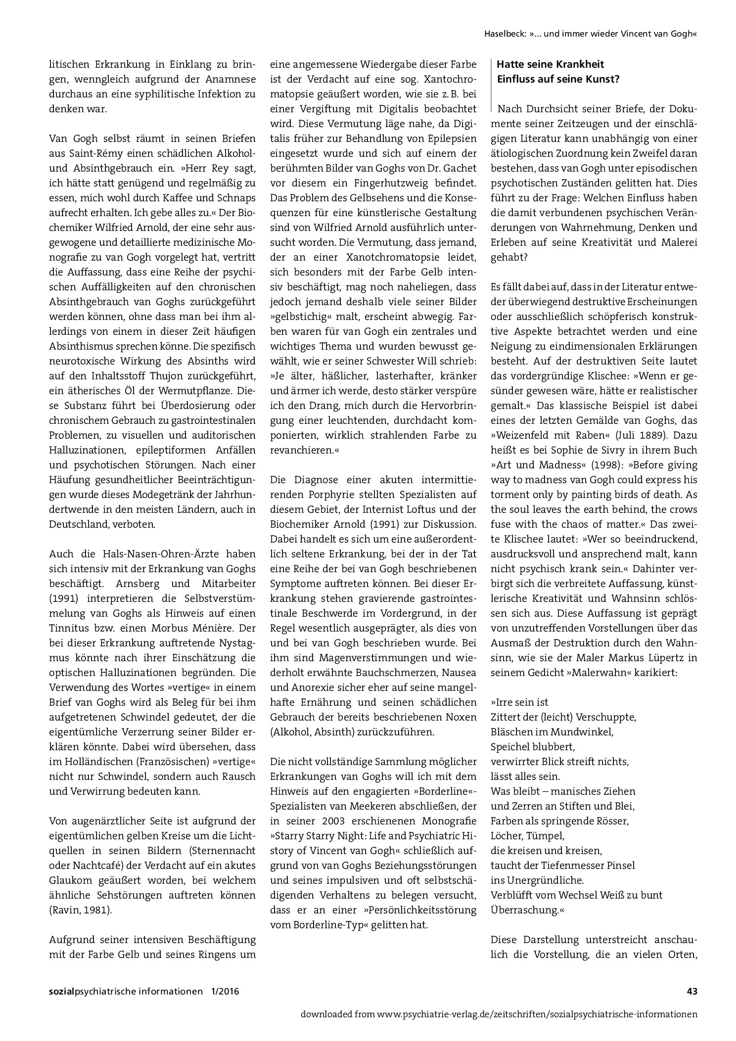 Vorschauseite 4: ... und immer wieder Vincent van Gogh