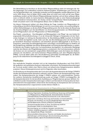 Vorschauseite 3: Weiterbildungen in der Pflege Eine Curriculumanalyse zur Identifikation von Anschlussfähigkeit und Anrechnungspotenzialen