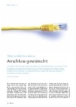 Vorschauseite 1: Telematikinfrastruktur: Anschluss gewünscht