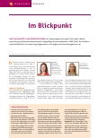 Vorschauseite 1: Im Blickpunkt
