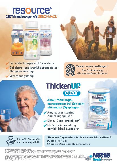 Vorschauseite 4: Ziel ist ein bestmöglicher Ernährungszustand.