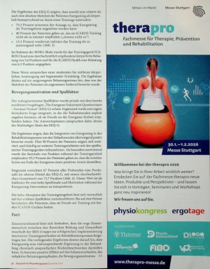 Vorschauseite 3: Spielerisch zu „weniger Rücken " Exergaming als Therapie