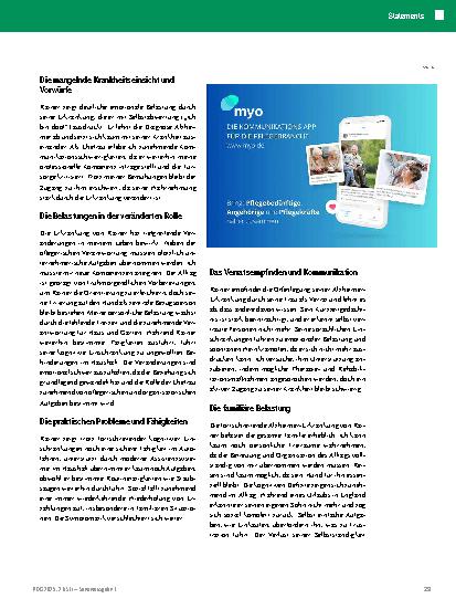 Vorschauseite 3: Ein Bericht über Liebe, Geduld und Hoffnung Im Schatten des Vergessens