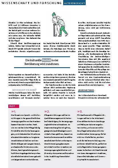 Vorschauseite 3: »So individuell wie das Leben: das Alter«