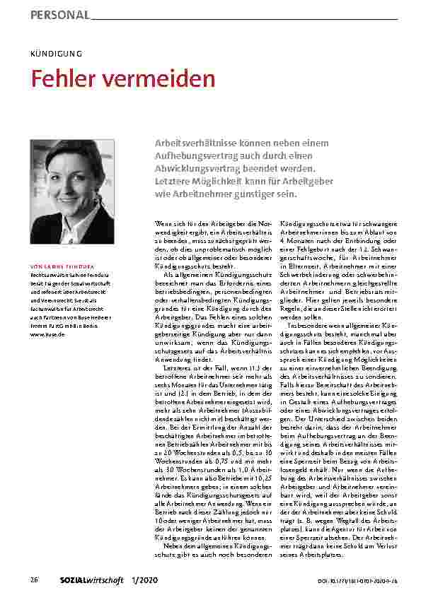 Vorschauseite 1: Fehler vermeiden