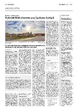 Vorschauseite 1: Hybride Wohnformen aus Sachsen-Anhalt