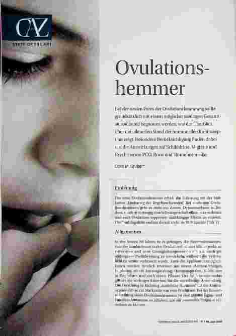 Vorschauseite 1: Ovulationshemmer
