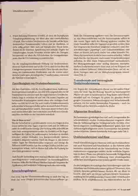 Vorschauseite 3: Ovulationshemmer