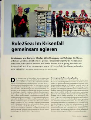 Vorschauseite 1: Role2Sea: Im Krisenfall gemeinsam agieren