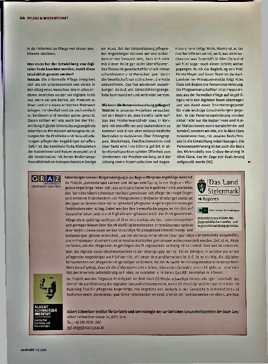 Vorschauseite 3: Informelle Pflege im digitalen Zeitalter - Herausforderungen und Lösungen