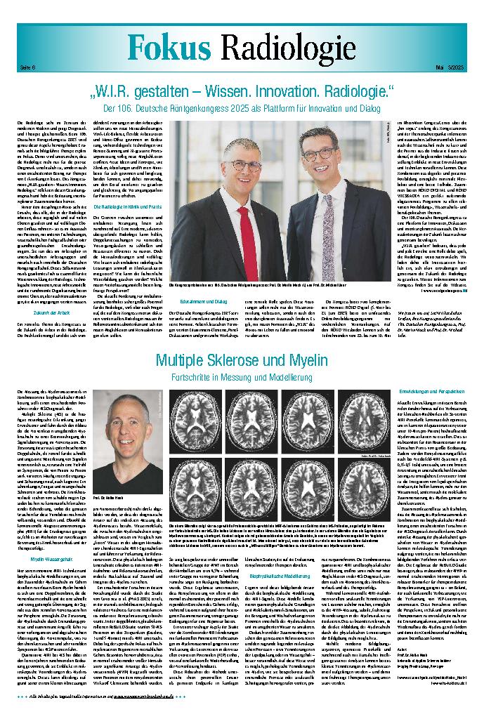 Vorschauseite 1: Fokus Radiologie