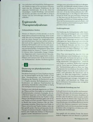 Vorschauseite 4: Akzeptanz lernen Phytodynamische Urtinkturen in der adjuvanten Krebstherapie