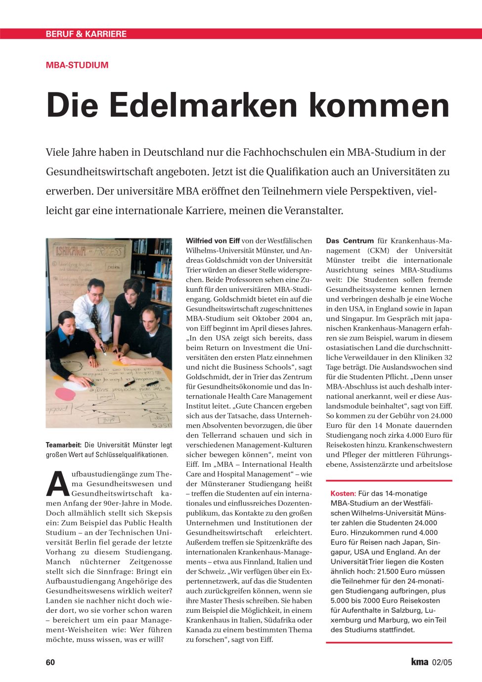 Vorschauseite 1: Die Edelmarken kommen