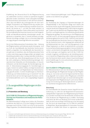Vorschauseite 2: Stellungnahme der Geschäftsstelle des Deutschen Vereins zum Referentenentwurf des Bundesministeriums für Gesundheit für ein Gesetz zur Stärkung der Pflegekompetenz (Pflegekompeten…