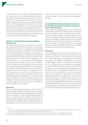 Vorschauseite 6: Stellungnahme der Geschäftsstelle des Deutschen Vereins zum Referentenentwurf des Bundesministeriums für Gesundheit für ein Gesetz zur Stärkung der Pflegekompetenz (Pflegekompeten…