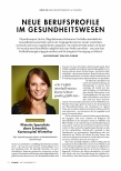 Vorschauseite 1: Neue Berufsprofile im Gesundheitswesen