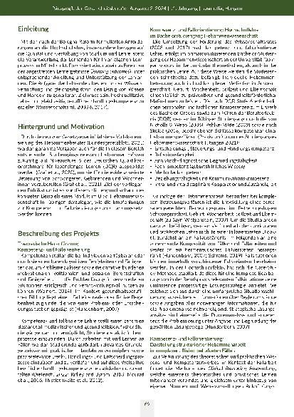 Vorschauseite 2: Umsetzung des Prinzips der Kompetenzund Fallorientierung im Bachelor-Studiengang Hebammenwissenschaft (B. Sc. )