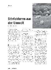 Vorschauseite 1: Störfaktoren aus der Umwelt