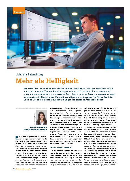 Vorschauseite 1: Licht und Beleuchtung Mehr als Helligkeit