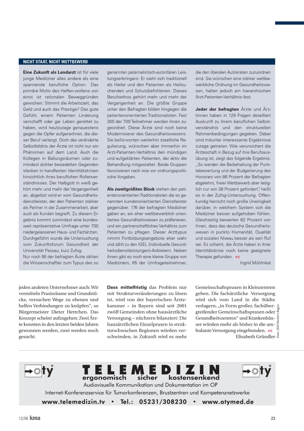 Vorschauseite 1: Nicht Staat, nicht Wettbewerb