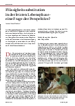 Vorschauseite 1: Flüssigkeitssubstitution in der letzten Lebensphase – eine Frage der Perspektive?