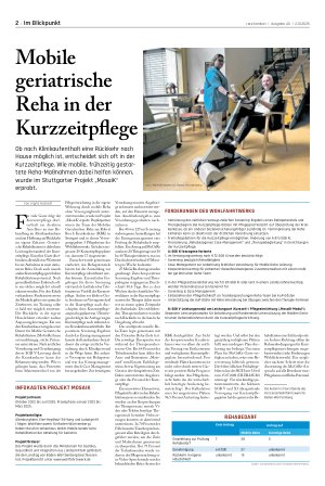 Vorschauseite 1: Mobile geriatrische Reha in der Kurzzeitpflege