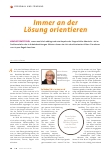 Vorschauseite 1: Immer an der Lösung orientieren.