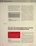 Vorschauseite 1: Sturz einer unter fortgeschrittener Demenz leidenden Patientin in einer Kurzzeitpflegeeinrichtung