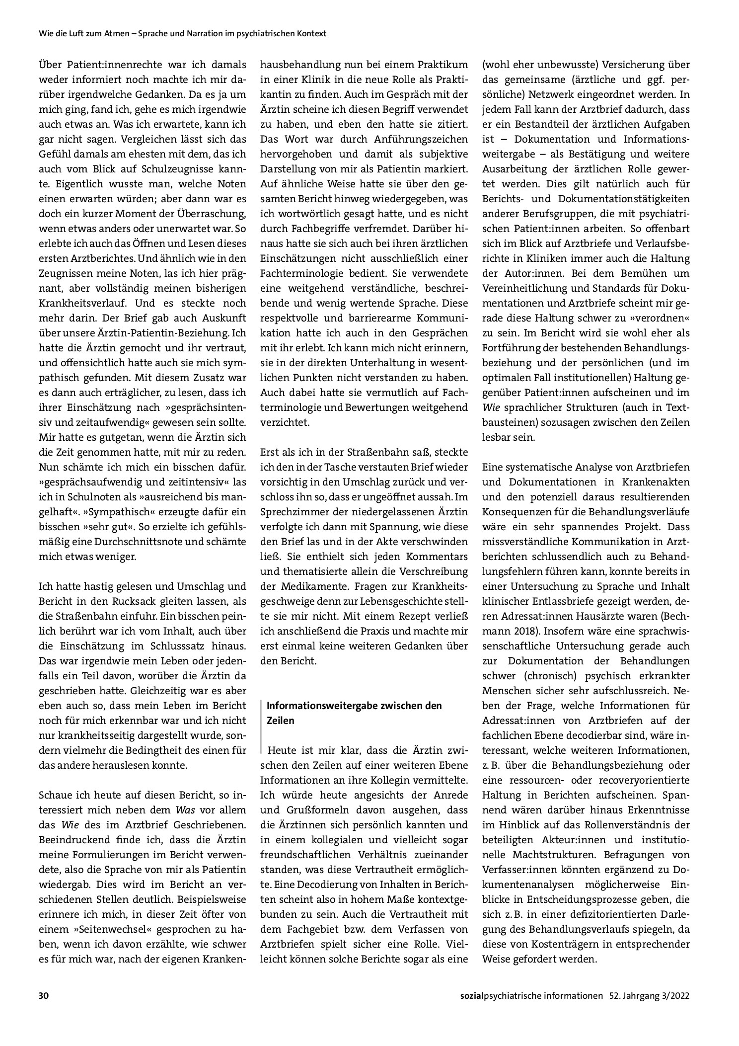 Vorschauseite 2: Arztsache – Streng vertraulich!