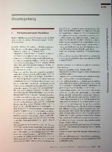 Vorschauseite 1: Parlamentarische Vorstösse