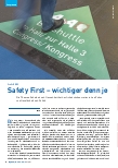 Vorschauseite 1: Safety First – wichtiger denn je