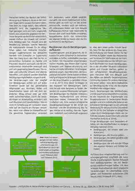 Vorschauseite 2: Herausforderungen in Zeiten von Corona bewältigen: Ergotherapie bei Occupational Disruption