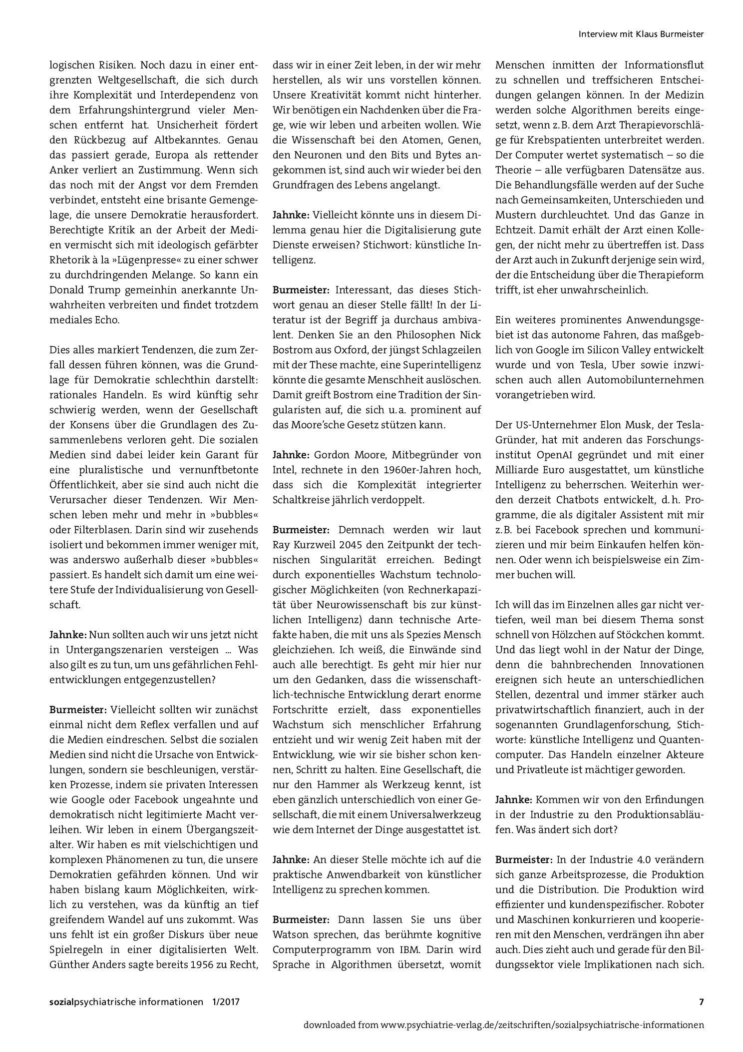 Vorschauseite 2: Blick in die Zukunft. Was bringt uns die Digitalisierung in den nächsten zehn Jahren?