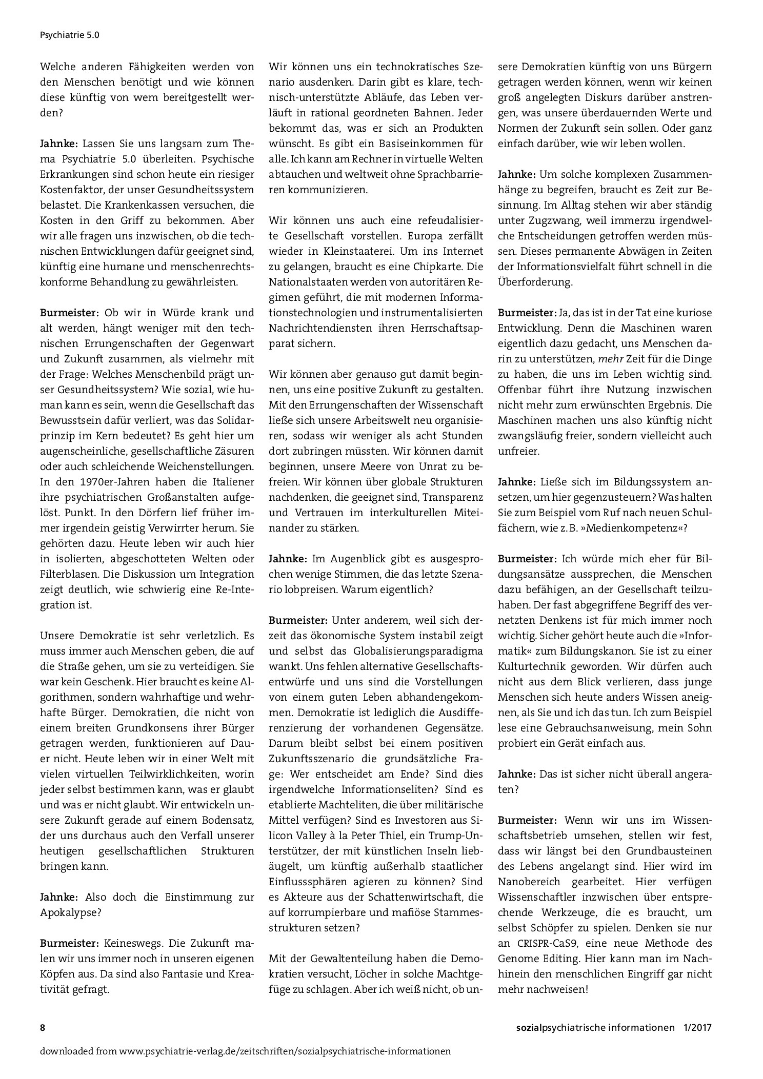 Vorschauseite 3: Blick in die Zukunft. Was bringt uns die Digitalisierung in den nächsten zehn Jahren?