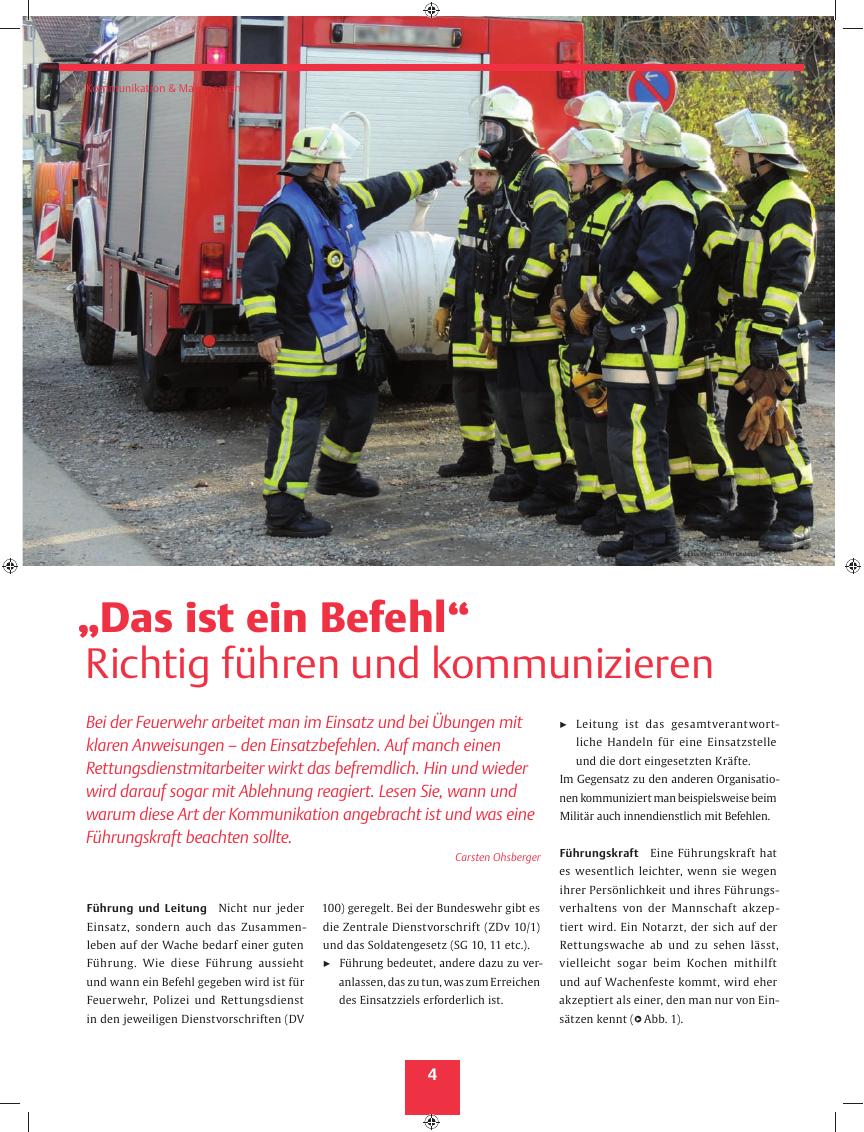 Vorschauseite 1: ?Das ist ein Befehl? ? Richtig führen und kommunizieren