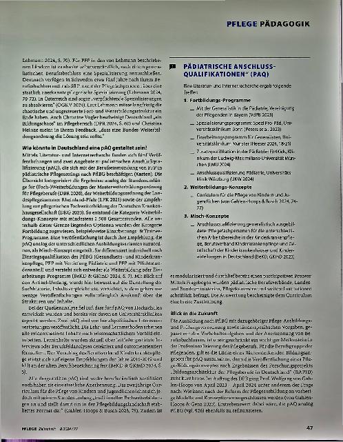 Vorschauseite 3: Ausbildung Pädiatrie: Auch die Chancen sehen