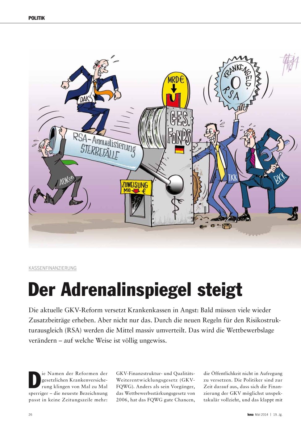 Vorschauseite 1: Der Adrenalinspiegel steigt