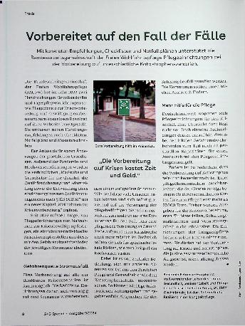 Vorschauseite 1: Vorbereitet auf den Fall der Fälle.