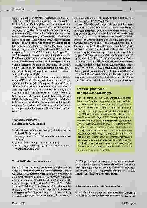 Vorschauseite 3: Lebenswert und lesenswert? Wie die alternde Gesellschaft in Schweizer Zeitungen
