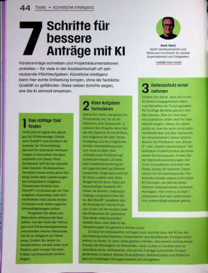 Vorschauseite 1: 7 Schritte für bessere Anträge mit Kl