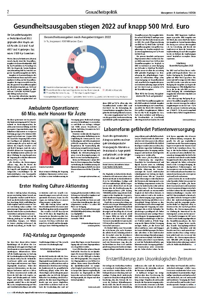 Vorschauseite 1: Gesundheitspolitik