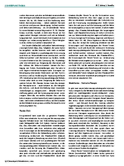 Vorschauseite 2: Die Psychologie der neurovisuellen Neurorehabilitation